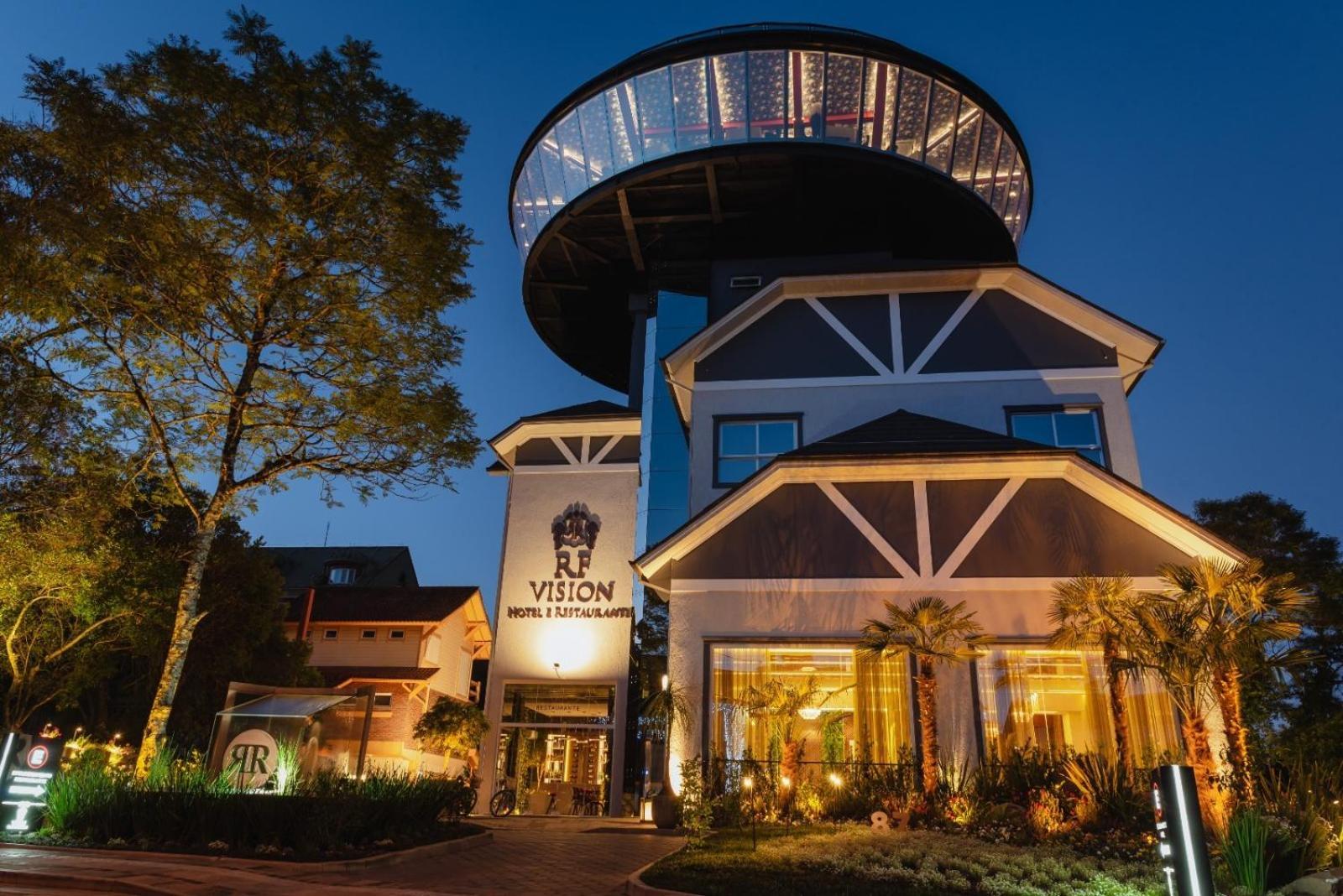 Hotel E Restaurante Giratorio Rf Vision - A Melhor Vista 360 De Gramado Zewnętrze zdjęcie